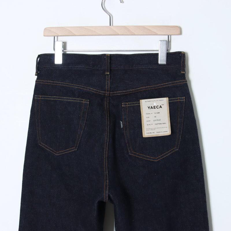 YAECA(䥨) 13-14W DENIM PANTS WIDE STRAIGHT