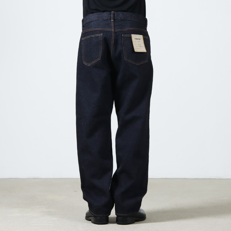 YAECA(䥨) 13-14W DENIM PANTS WIDE STRAIGHT