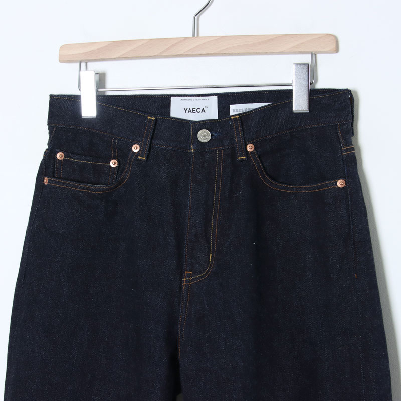 YAECA(䥨) 13-14W DENIM PANTS WIDE STRAIGHT