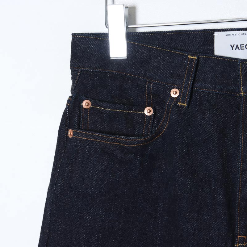 YAECA(䥨) 13-14W DENIM PANTS WIDE STRAIGHT