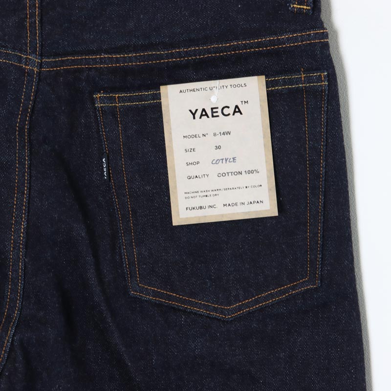 YAECA(䥨) 8-14W DENIM PANTS STRAIGHT