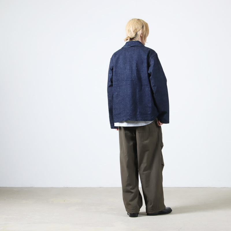 【2024年】お歳暮ギフト LIKE (ヤエカ) YAECA WEAR デニム / COVERALL DENIM NAVY U.S ジャケット・アウター