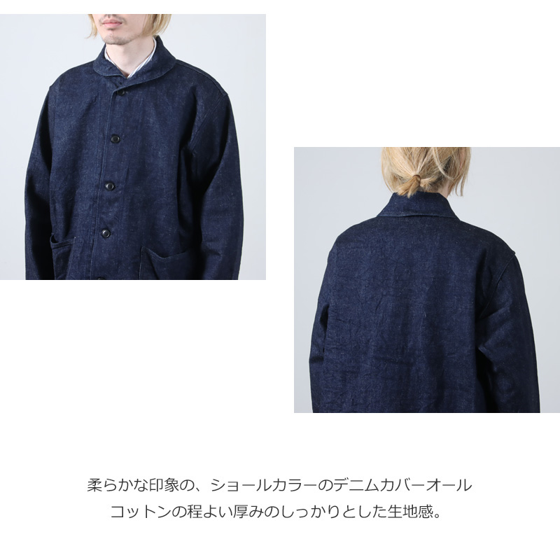 YAECA(䥨) LIKE WEAR U.S NAVY DENIM COVERALL
