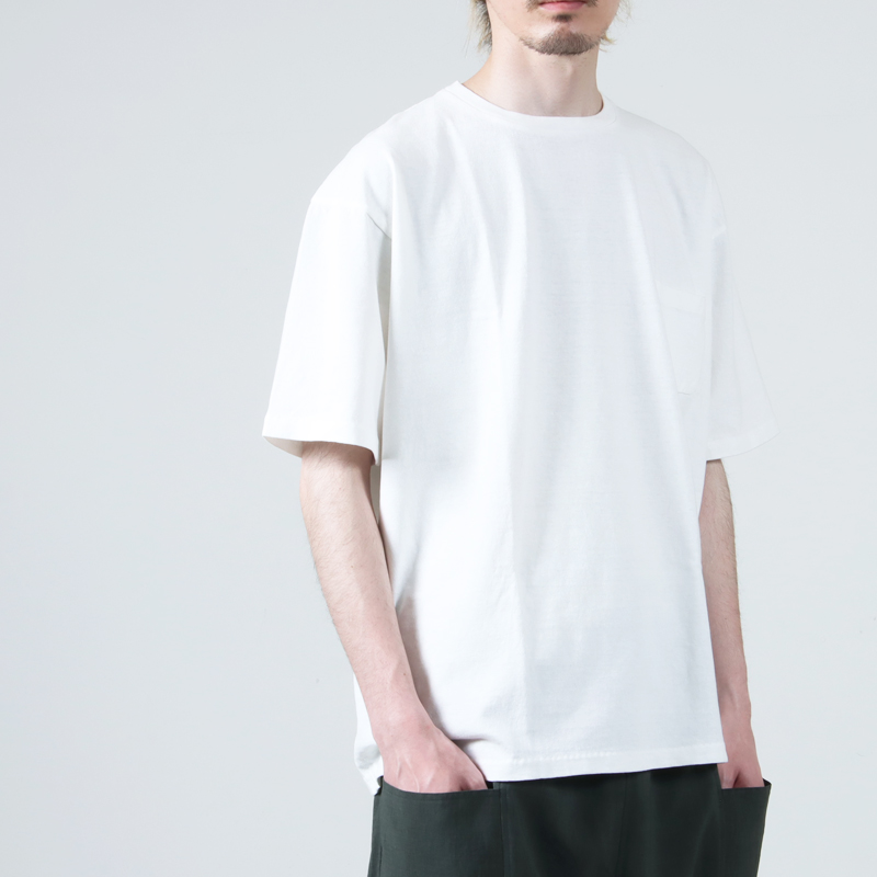 YAECA(䥨) CREWNECK POCKET T S/S