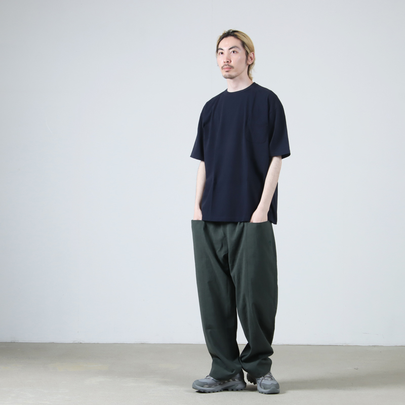 YAECA(䥨) CREWNECK POCKET T S/S