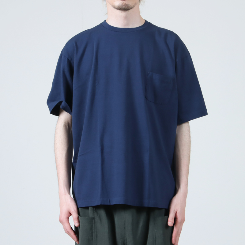 YAECA(䥨) CREWNECK POCKET T S/S