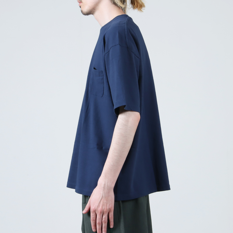 YAECA(䥨) CREWNECK POCKET T S/S