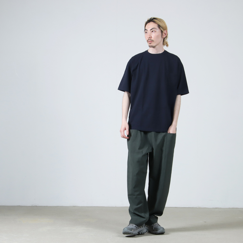 YAECA(䥨) CREWNECK POCKET T S/S