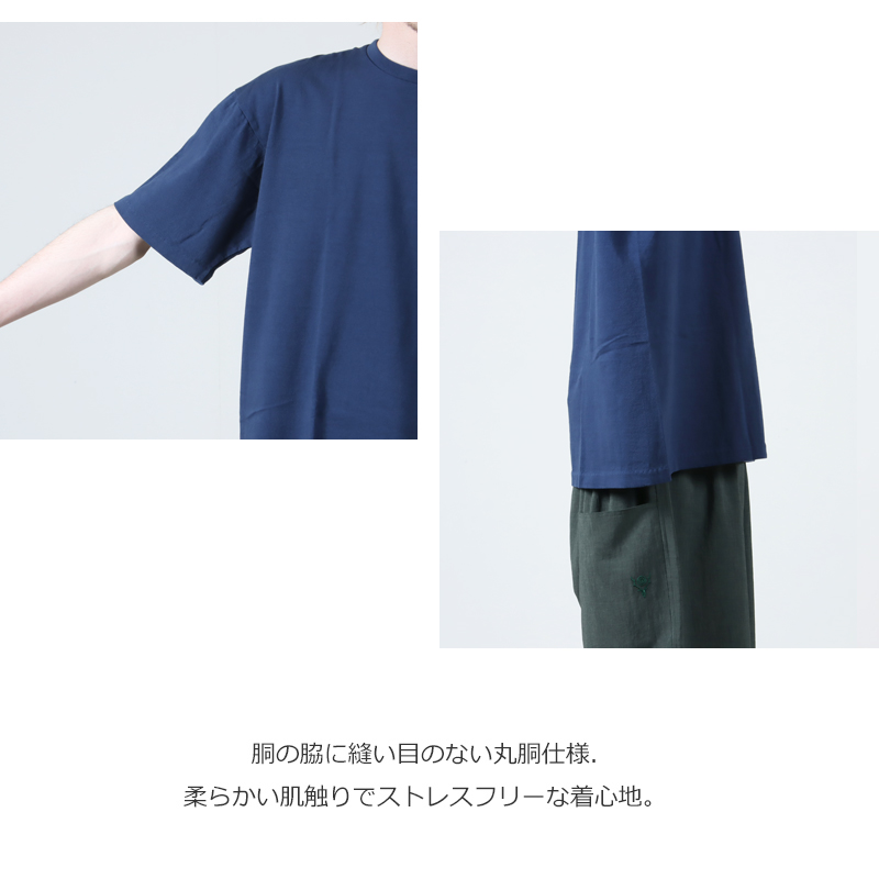 YAECA(䥨) CREWNECK POCKET T S/S