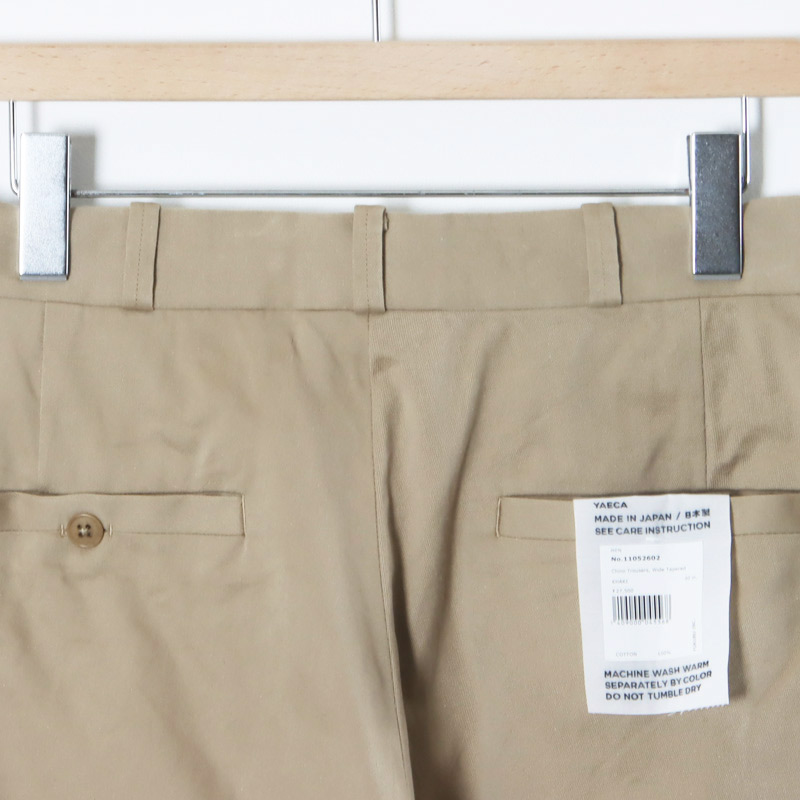YAECA(䥨) M Υѥ 磻ɥơѡ Chino Trousers  Wide Tapered
