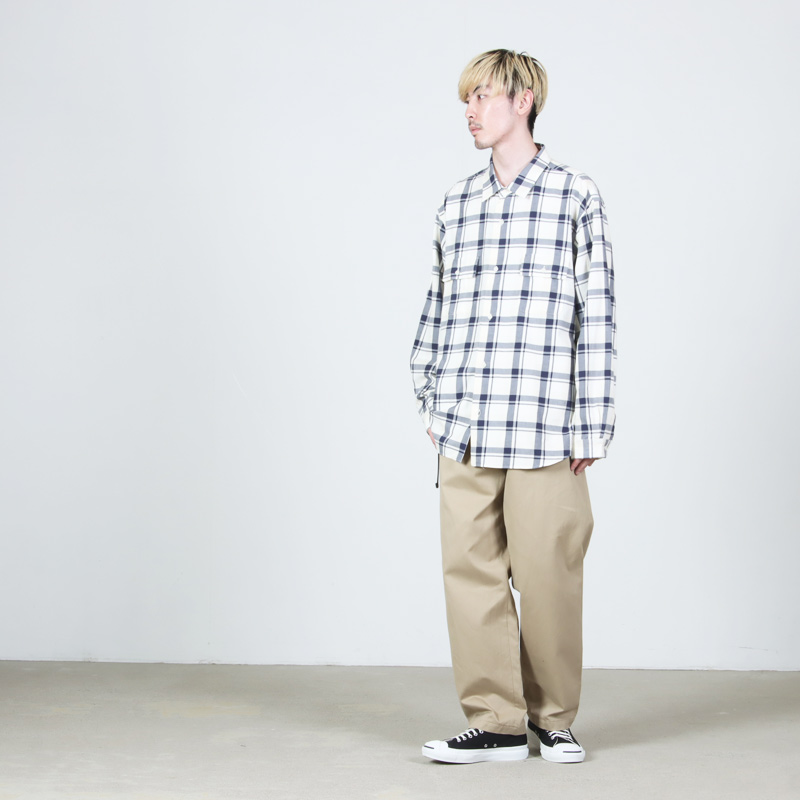 YAECA(䥨) M Υѥ 磻ɥơѡ Chino Trousers  Wide Tapered