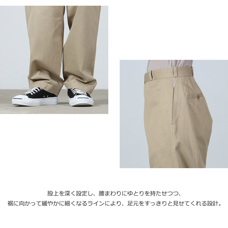 YAECA(䥨) M Υѥ 磻ɥơѡ Chino Trousers  Wide Tapered