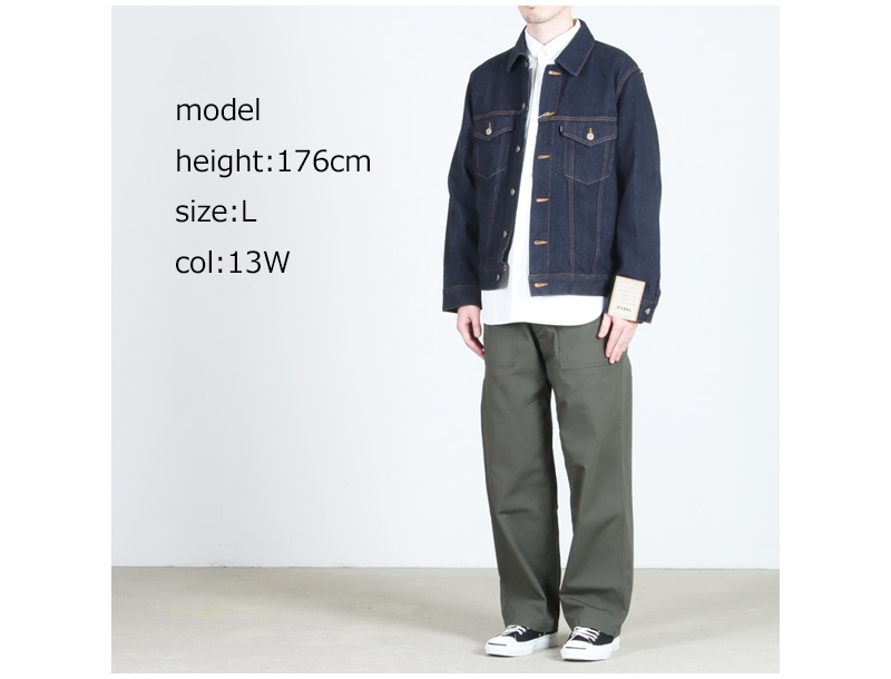 YAECA(䥨) 18-13W DENIM JACKET