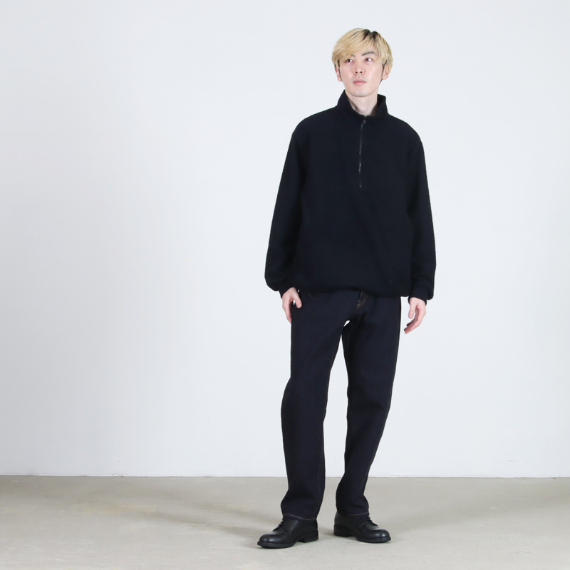 YAECA (ヤエカ) 10-13W Denim Pants Wide Tapered / インディゴ デニム