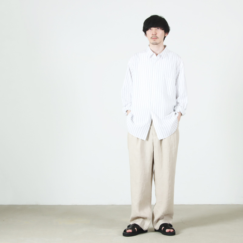 YAECA(�䥨��) Button Shirt   Wide