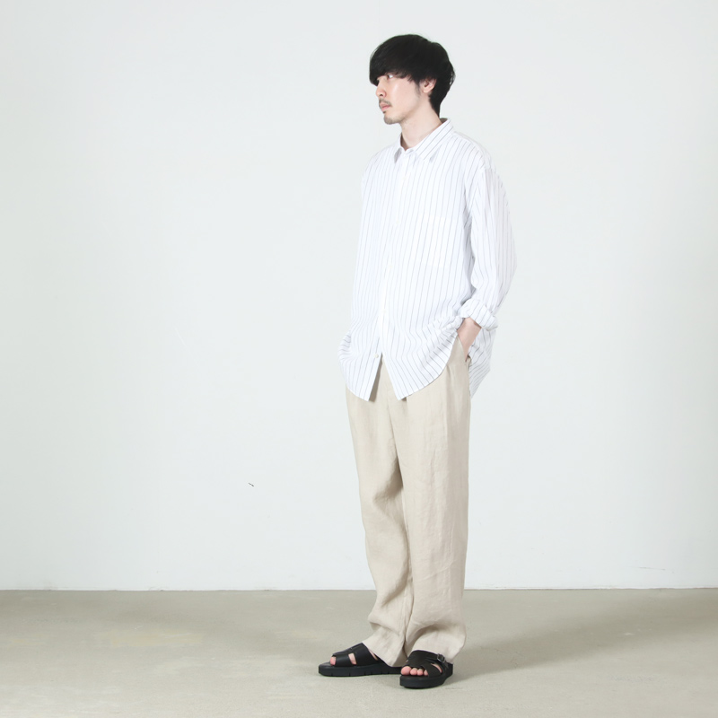 YAECA(�䥨��) Button Shirt   Wide