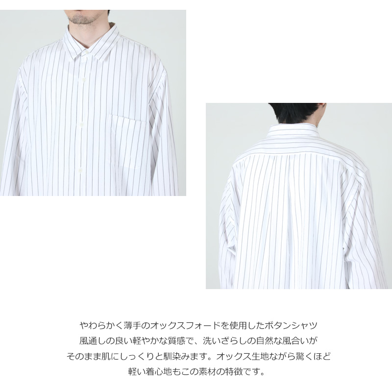 YAECA(�䥨��) Button Shirt   Wide