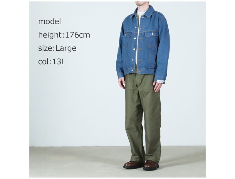YAECA(䥨) 26-13L Denim Jacket