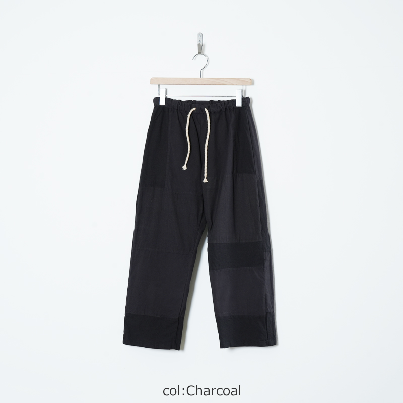 YAECA(�䥨��) Patchwork Drawcord Pants