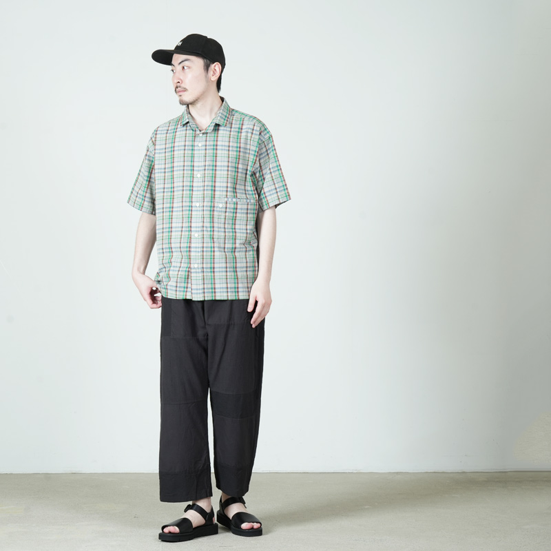 YAECA(�䥨��) Patchwork Drawcord Pants