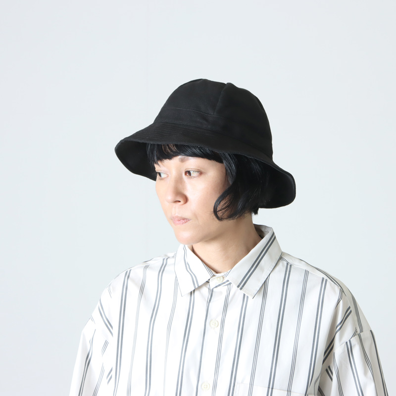 YAECA (ヤエカ) WRITE HAT LOW kusaki d.navy / ライトハットロウクサキダークネイビー