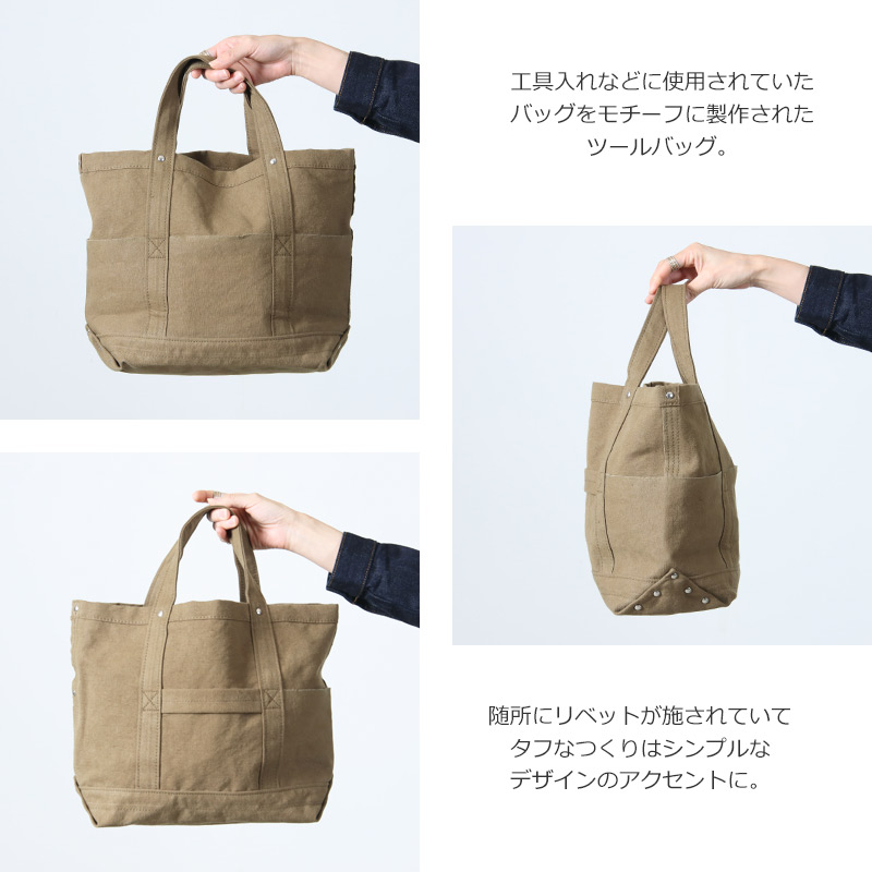 YAECA(䥨) CANVAS DESIGN TOOL BAG SMALL