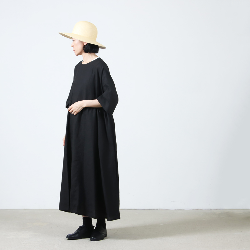 YAECA (ヤエカ) CANVAS DESIGN STRAW HAT / ストローハット