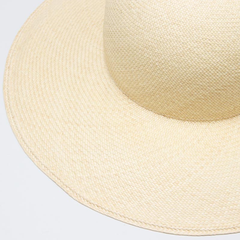 YAECA (ヤエカ) CANVAS DESIGN STRAW HAT / ストローハット