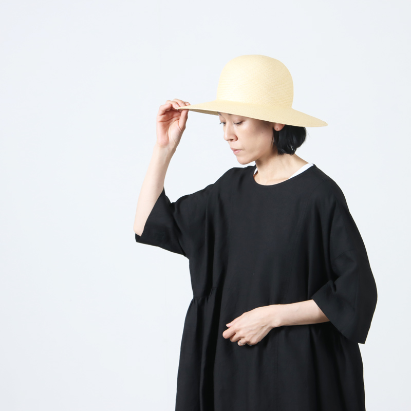 YAECA(䥨) CANVAS DESIGN STRAW HAT