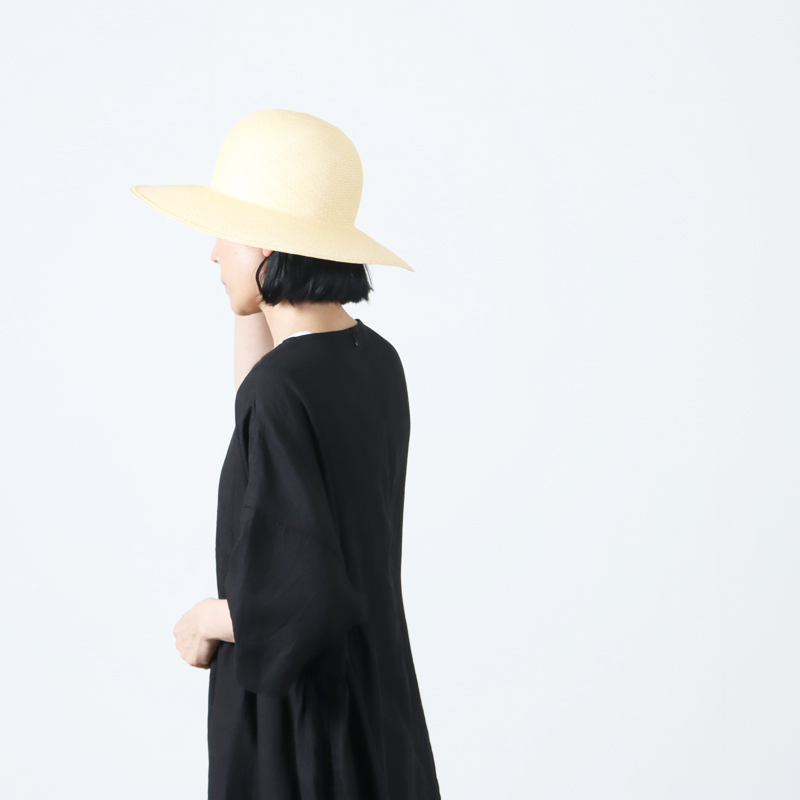YAECA (ヤエカ) CANVAS DESIGN STRAW HAT / ストローハット