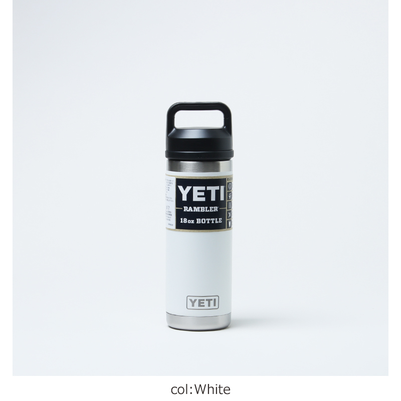 YETI (イエティ) 18 oz WATER BOTTLE WITH CHUG CAP / 18オンス