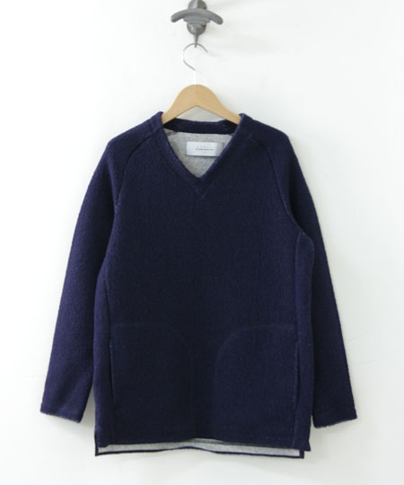 CURLY / ꡼ WOOL PILE V SWEATER