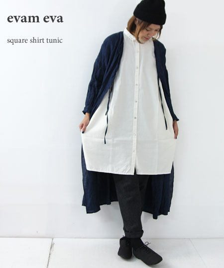 evameva / २ square shirt tunic