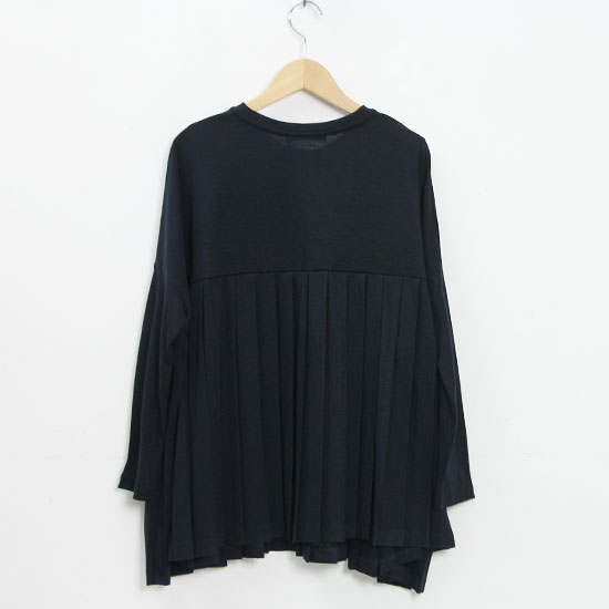 mizuiro ind(ߥ) Crewneck Pleats Pullover