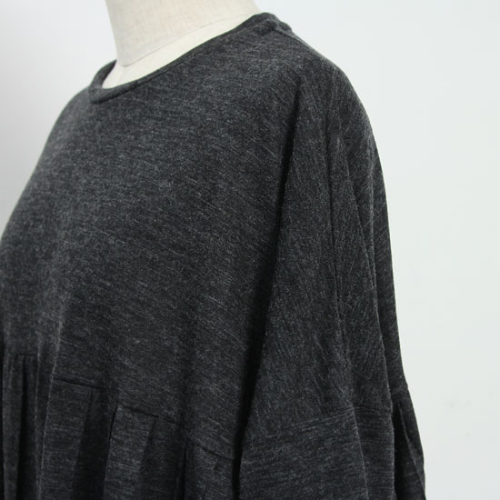 mizuiro ind(ߥ) Crewneck Pleats Pullover