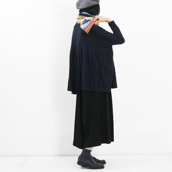 mizuiro ind(ߥ) Crewneck Pleats Pullover