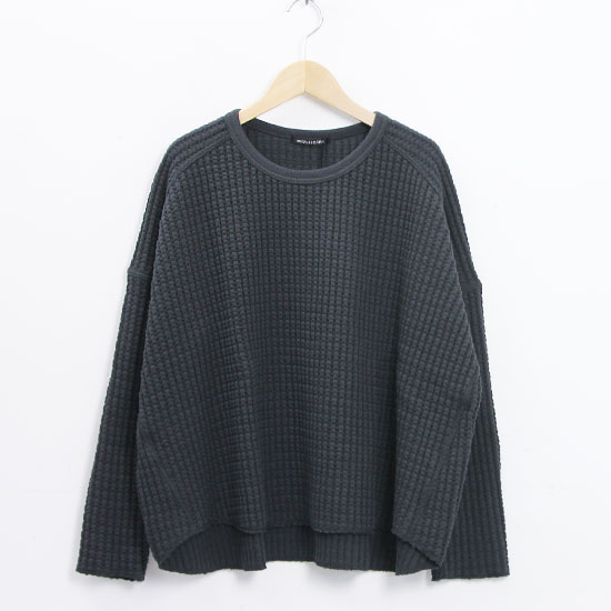 mizuiro ind(ߥ) Waffle Raglan Pullover