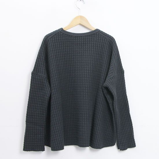 mizuiro ind(ߥ) Waffle Raglan Pullover