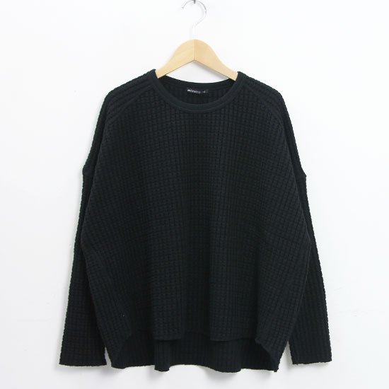 mizuiro ind(ߥ) Waffle Raglan Pullover