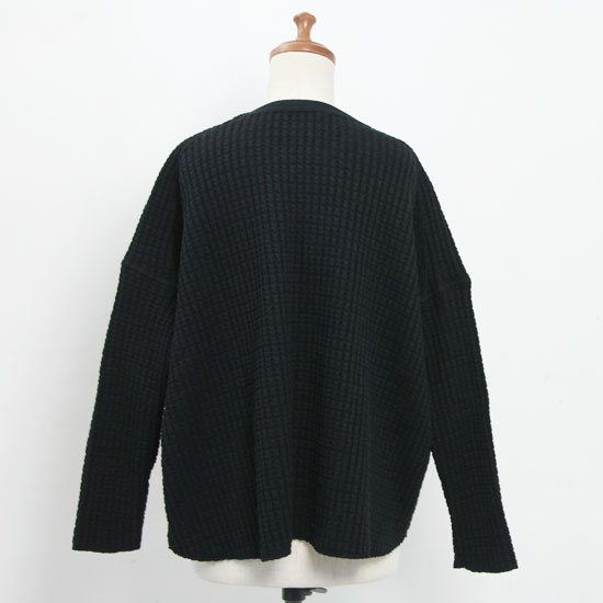 mizuiro ind(ߥ) Waffle Raglan Pullover