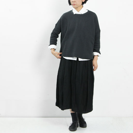 mizuiro ind(ߥ) Waffle Raglan Pullover