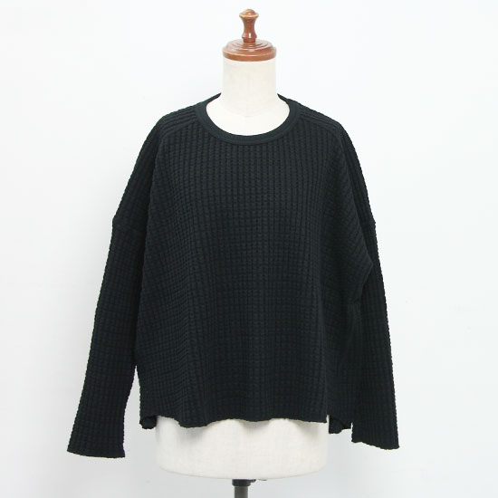 mizuiro ind(ߥ) Waffle Raglan Pullover