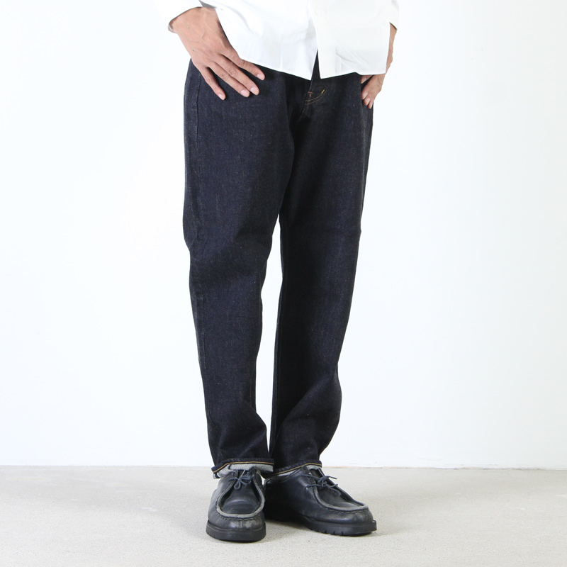 メンズ YAECA 2-14W CROPPED DENIM PANTS | cubeselection.com